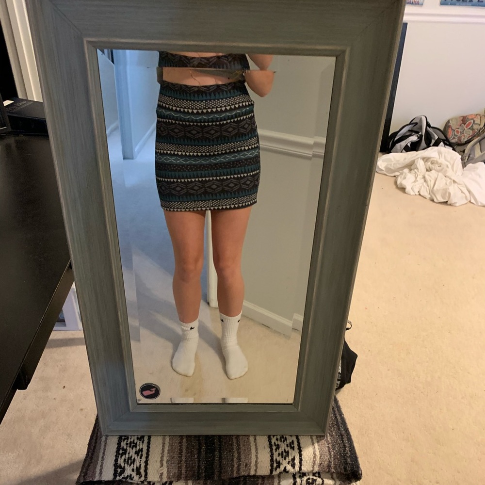 Forever 21 patterned skirt